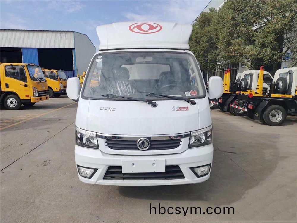 國六3-4方 藍牌(pai)東(dong)風(feng)途逸(yi) 掛桶垃圾車(che)