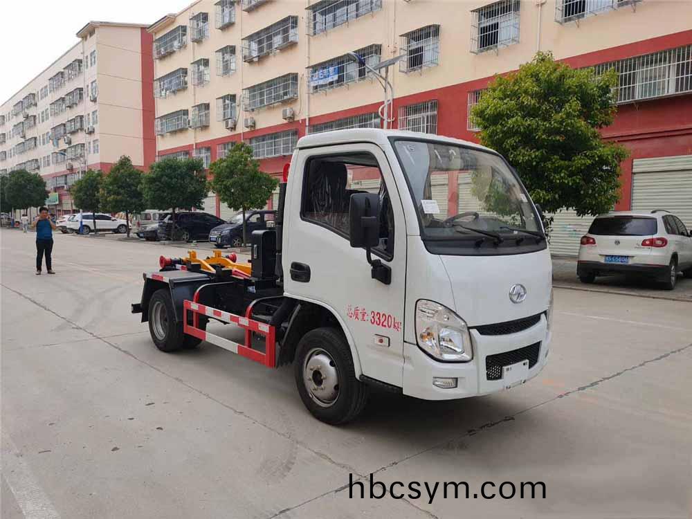 國六3方 藍(lan)牌躍(yue)進(jin) 勾(gou)臂垃圾車(che)