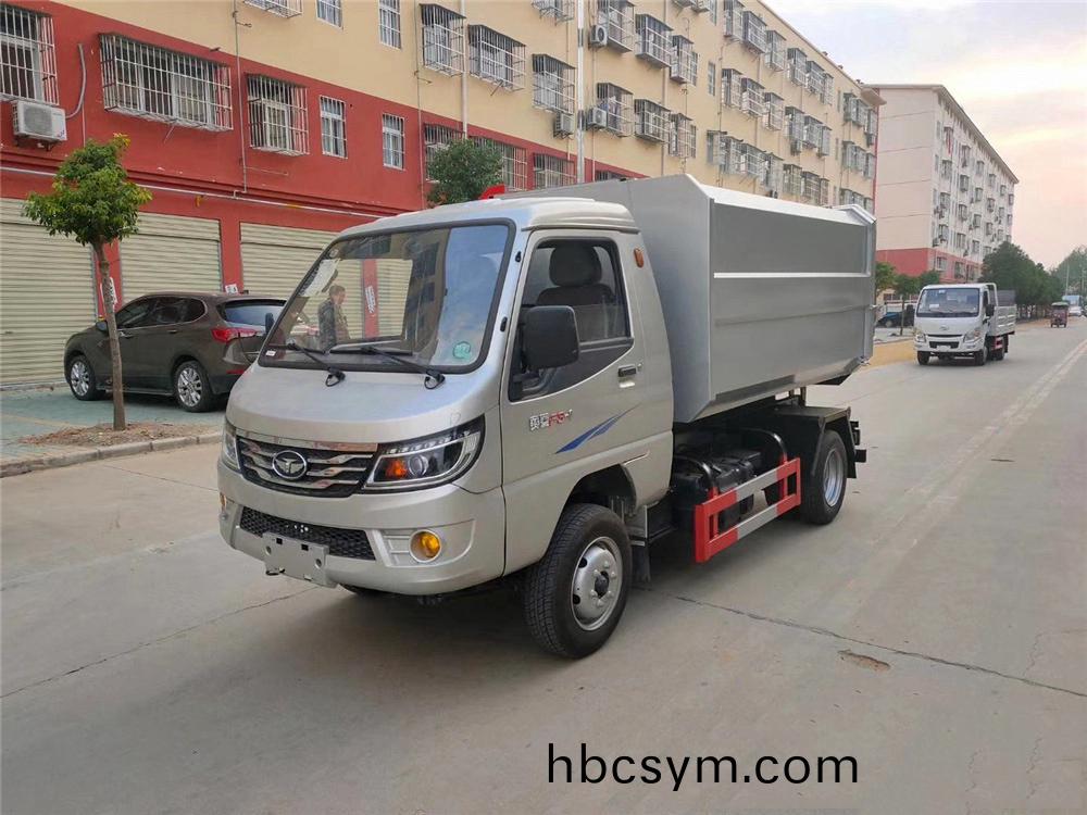 國(guo)六(liu)3方 藍牌(pai)唐駿歐鈴(ling) 掛桶(tong)垃圾(ji)車