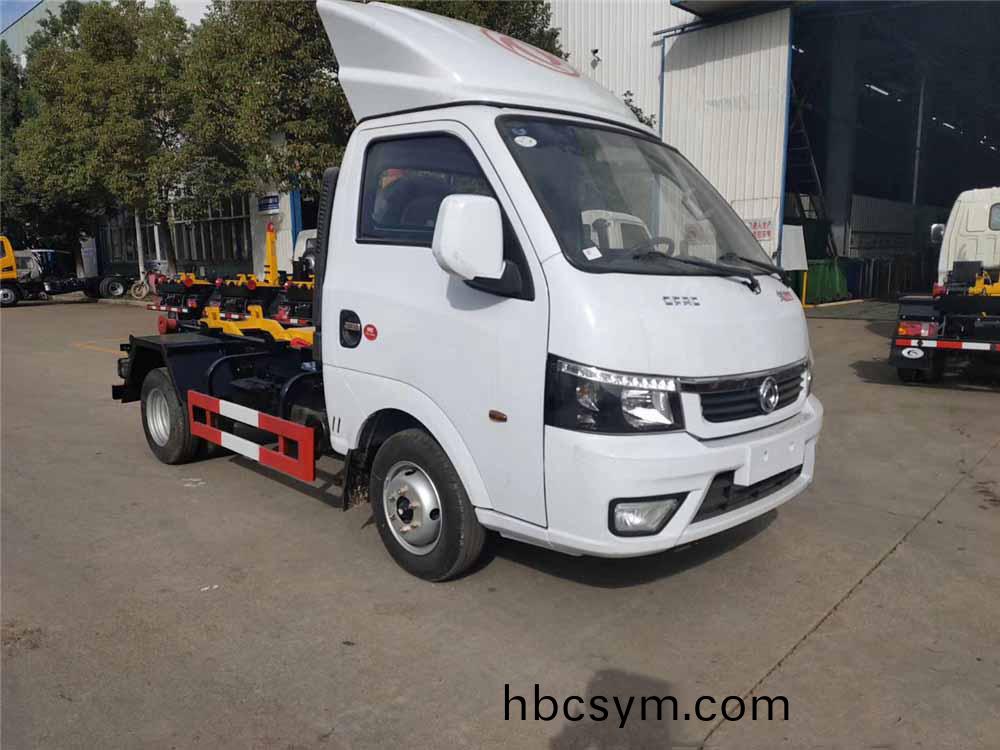 國(guo)六3-4方 藍(lan)牌東風(feng)途(tu)逸(yi) 勾臂垃圾(ji)車