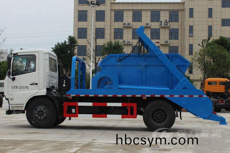 國六12立(li)方東風天錦 擺(bai)臂垃圾車