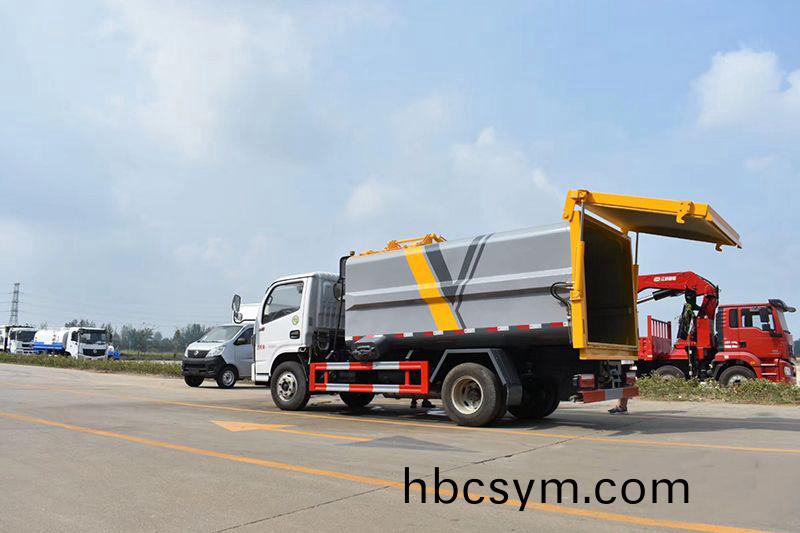 國(guo)六(liu)7方(fang) 藍牌(pai)東(dong)風(feng)D6 側裝壓縮垃(la)圾車(che)