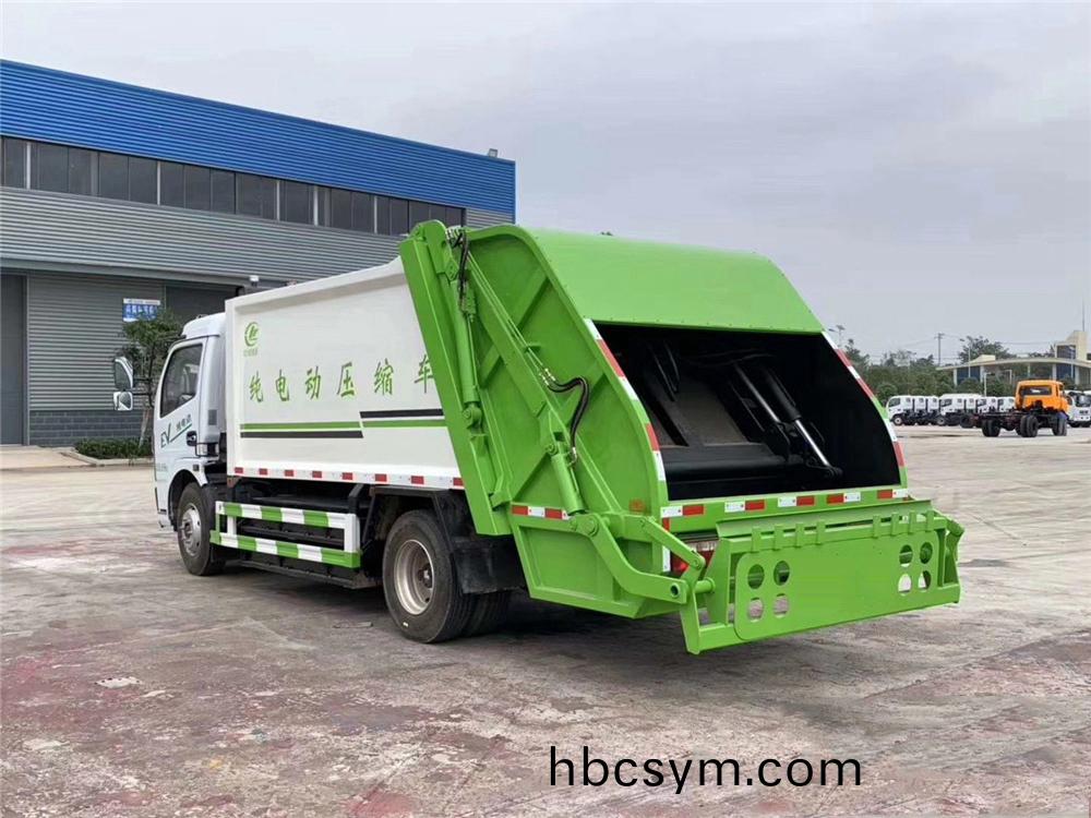 純(chun)電(dian)動(dong)8立(li)方壓縮(suo)垃圾車可(ke)上牌(pai)