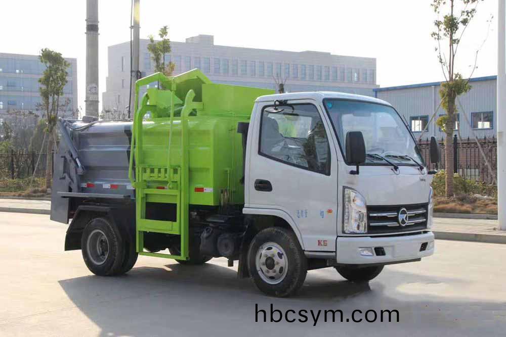 國(guo)六(liu)3方 藍牌(pai)凱(kai)馬 餐(can)廚垃圾車