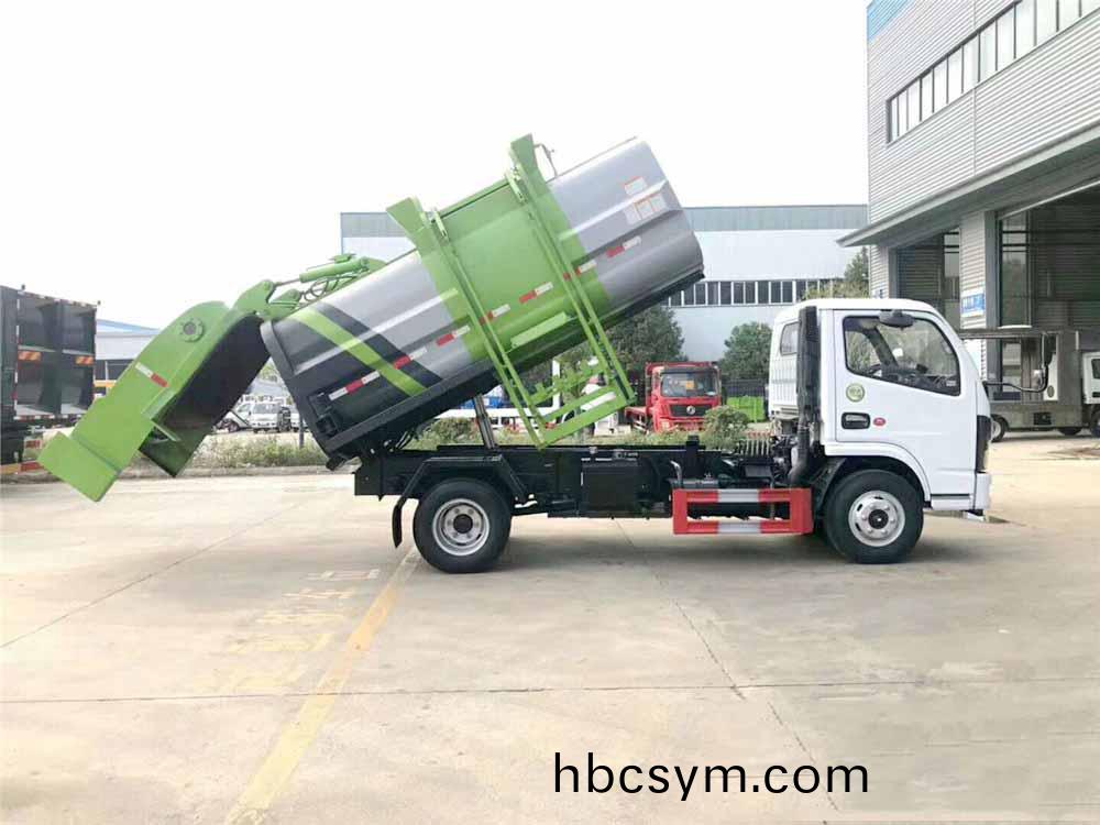 國(guo)六6方(fang)東風D6 餐(can)廚(chu)垃圾車(che)
