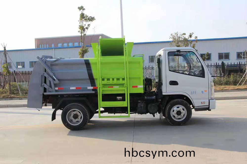 國六3方(fang) 藍牌(pai)凱(kai)馬 餐廚(chu)垃圾(ji)車