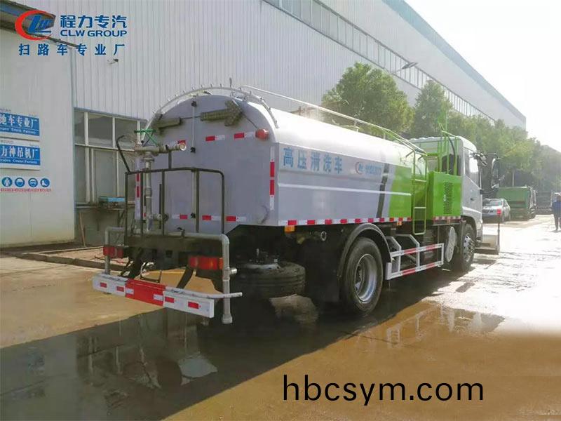 國(guo)六(liu)東(dong)風天(tian)錦路麵高(gao)壓清(qing)洗(xi)車