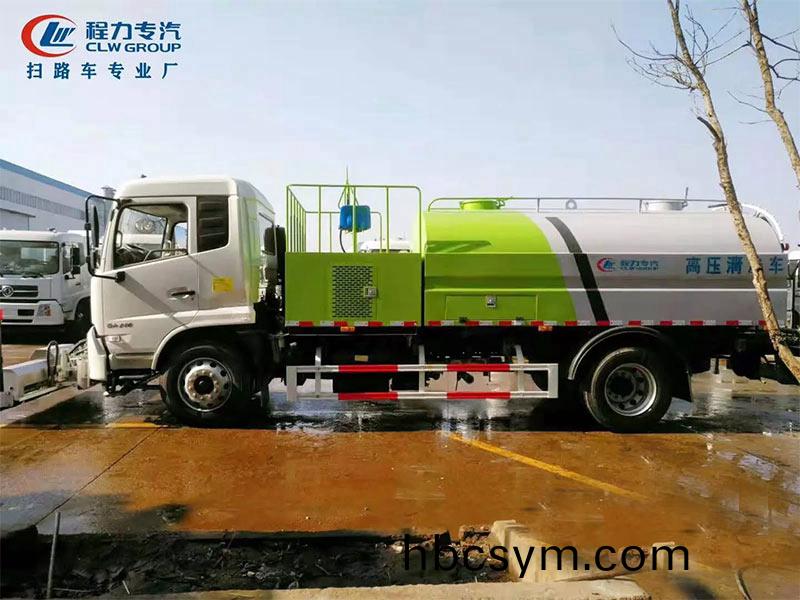 國(guo)六(liu)東風天(tian)錦路(lu)麵高(gao)壓清洗車(che)