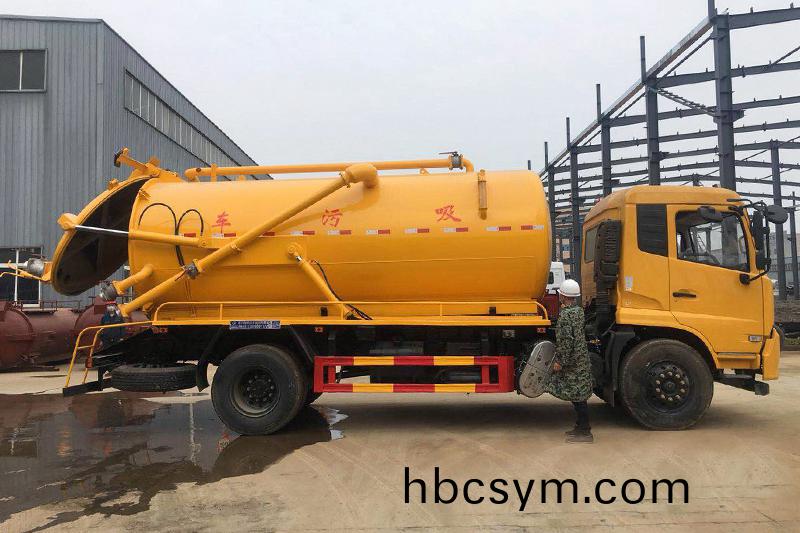 國六(liu)東風天錦(jin) 12方(fang) 吸(xi)汚車(che)