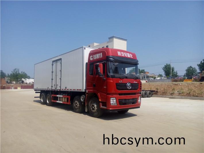 陝(shan)汽前四后八 9.6米(mi)冷藏(cang)車