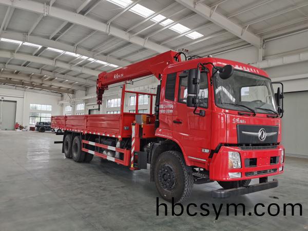 國六(liu)東風(feng)暢(chang)行(xing)D3V后雙橋程(cheng)力(li)12噸弔機