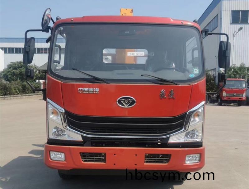 國(guo)六(liu)重汽豪曼(man)貨箱4.05米(mi)小黃(huang)牌(pai)隨車(che)弔(diao)