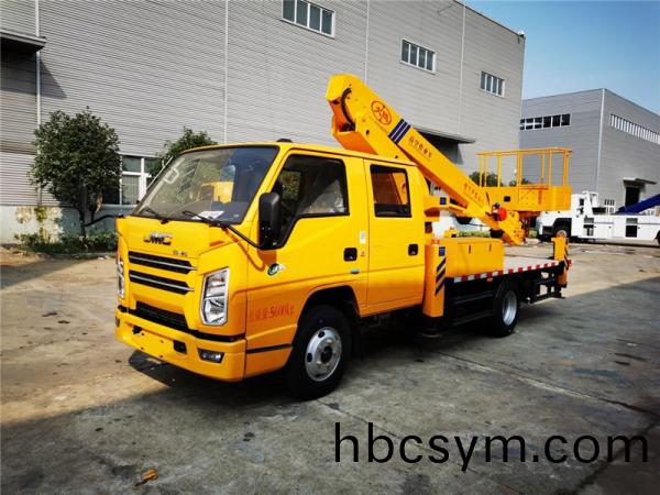 國六(liu)18S江鈴雙排(pai)高(gao)空作業(ye)車(che)