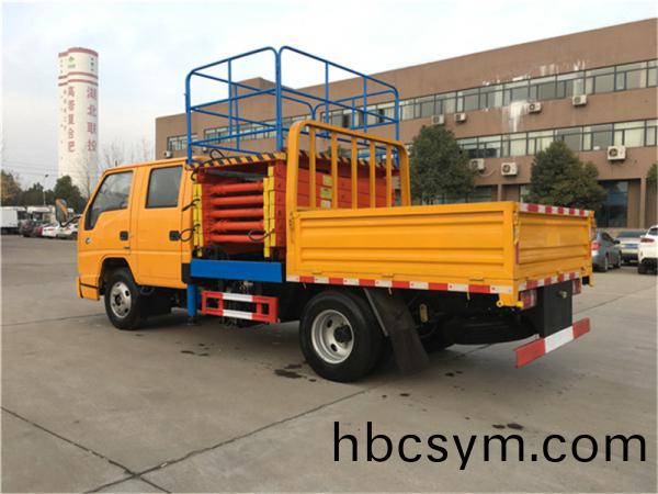 (國六(liu))江(jiang)鈴10米(mi)剪(jian)叉(cha)式陞(sheng)降(jiang)平(ping)檯高(gao)空作業(ye)車(che)