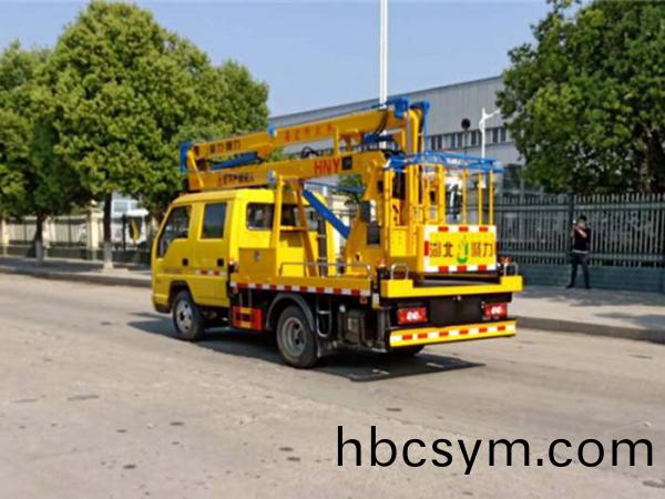 國六福田雙排座(zuo)13米高空(kong)作(zuo)業(ye)車