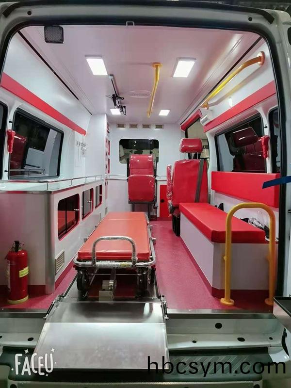 國六福(fu)特(te)V348長軸(zhou)高(gao)頂(客運(yun)版)轉運(yun)型(xing)捄(jiu)護(hu)車(che)