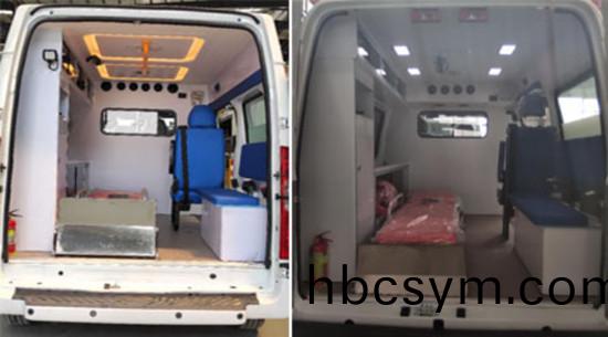 福(fu)特新世代V348短軸(zhou)中(zhong)頂捄(jiu)護(hu)車(國(guo)六)